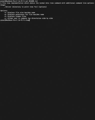 Tree Implementation Demo